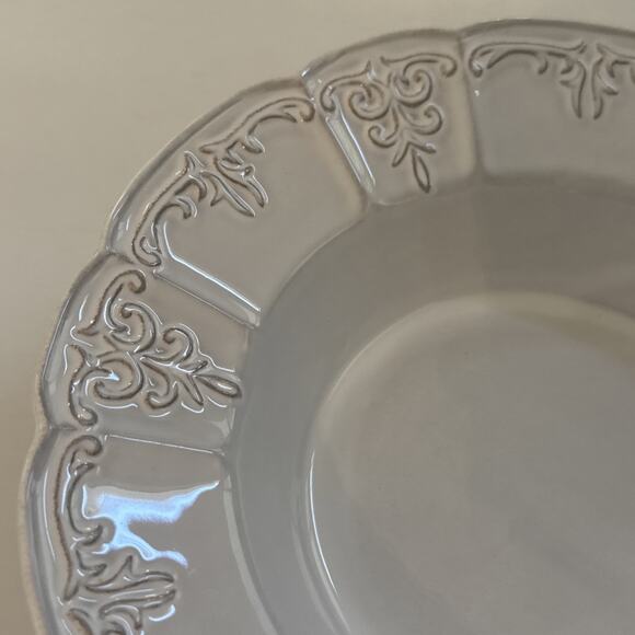 VTG Block Windsor Bone China Serving Bowls Set of 2 Scalloped Made in PORTGUAL - Picture 7 of 11